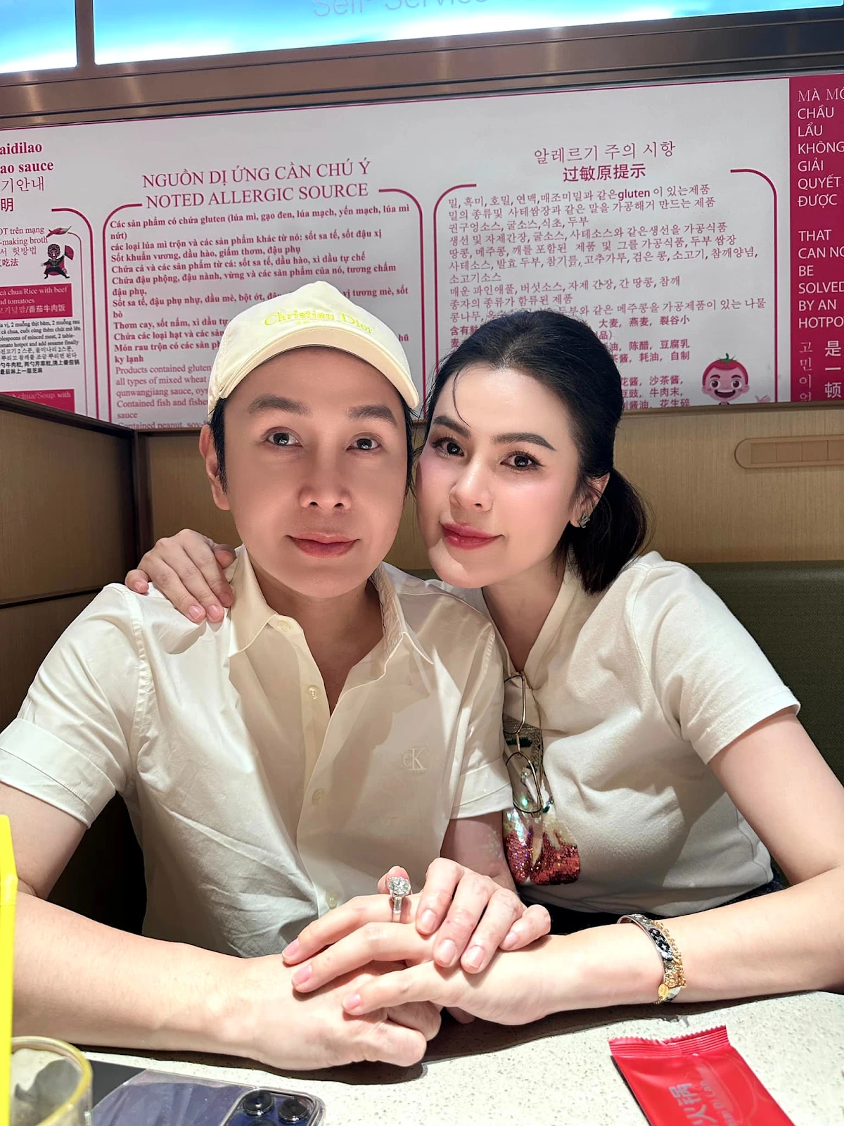 Hoa hậu Phương Lê và Vũ Luân nghi lục đục, liền đáp trả bạn của Hồng Loan - Hình 7