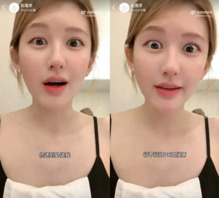 Triệu Lộ Tư gáy trước mặt cty, lên giọng livestream đấu PK, lãnh hậu quả sốc? - Hình 2