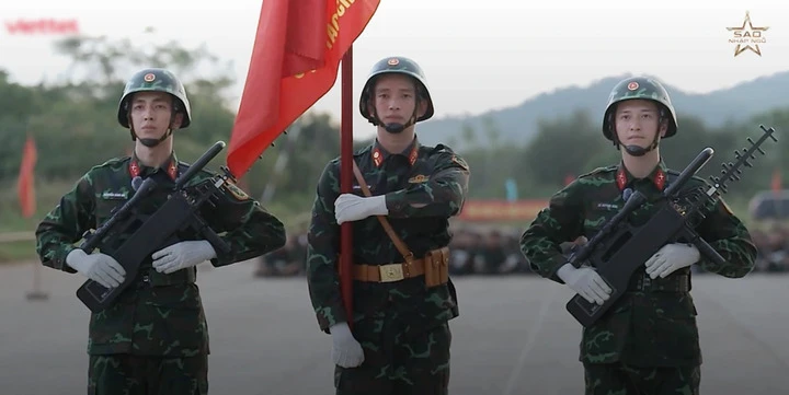 Video Thượng uý Lê Hoàng Hiệp ở Sao nhập ngũ hút hơn 80.000 lượt xem - Hình 1