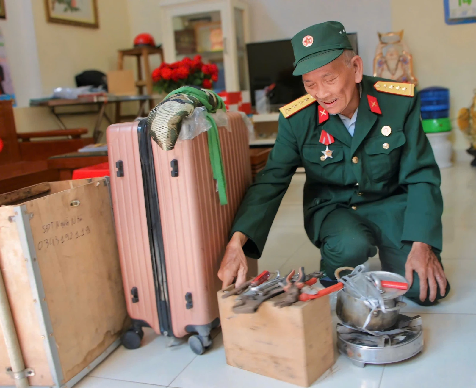 Cựu chiến binh Trần Văn Thanh U80 đạp xe vượt 300km dự lễ 2/9, nghe mà choáng - Hình 5