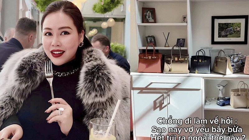 Diễn viên Trương Phương đăng clip khoe bộ sưu tập túi xách hàng hiệu đắt đỏ gây lóa mắt - Hình 1