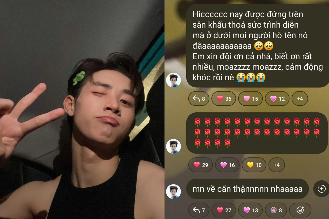 Fan Anh Trai tiết lộ sốc khi xem hậu trường ghi hình, em trai Quang Hùng bị dí? - Hình 3