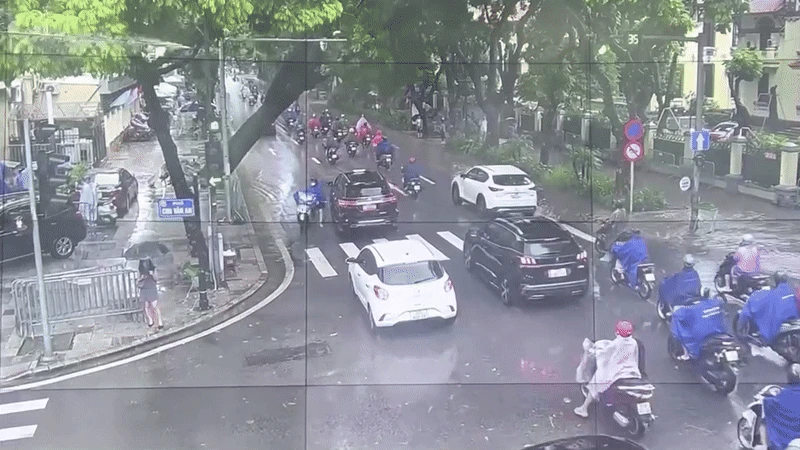 Người đàn ông thoát chết gang tấc khi cây bật gốc đè trúng ô tô ở Hà Nội - Hình 4