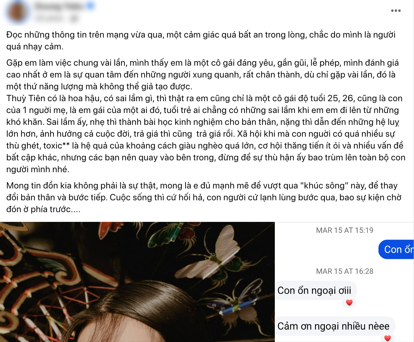 Người quen của Thuỳ Tiên lên tiếng về nỗi bất an, mong không có chuyện gì - Hình 3