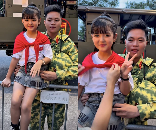 Tăng Duy Tân khoe ái nữ gây sốt ở lễ diễu binh, Bích Phương chưa sẵn sàng làm mẹ - Hình 3