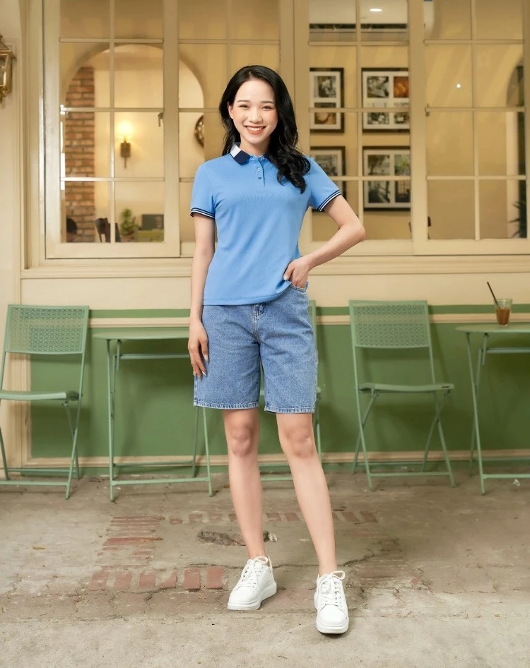 Áo polo và quần shorts, bộ đôi tạo nên vẻ sành điệu đầy cuốn hút - Hình 7