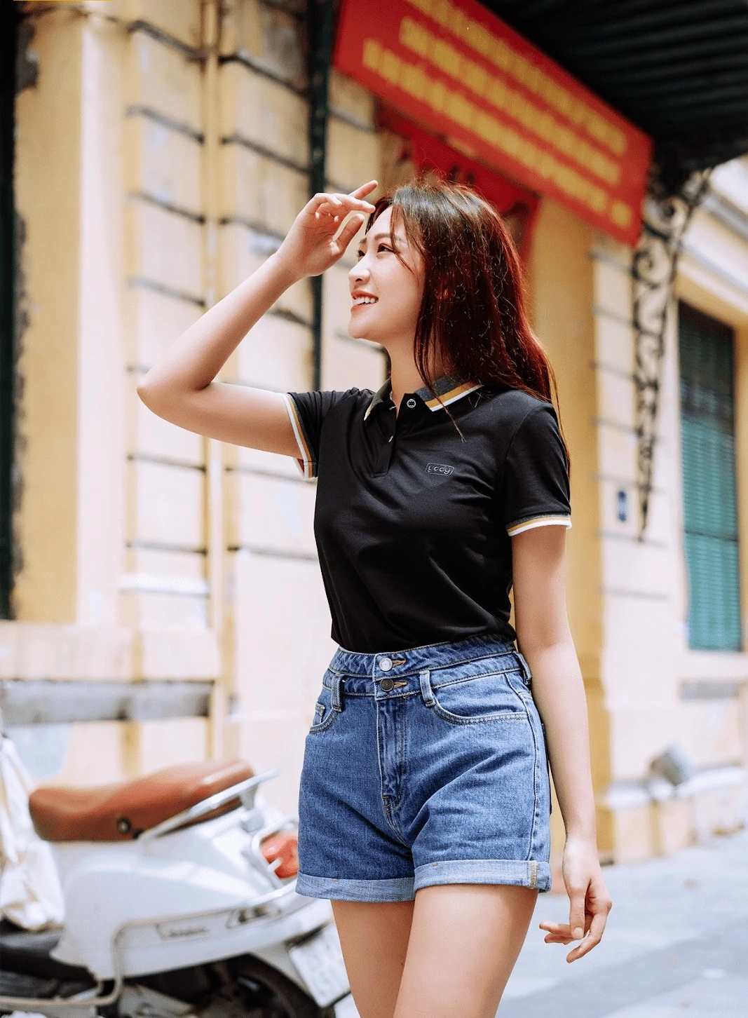 Áo polo và quần shorts, bộ đôi tạo nên vẻ sành điệu đầy cuốn hút - Hình 8