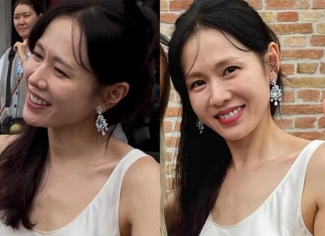 Son Ye Jin dự LHP, lộ nhan sắc già chát, khóc giữa đám đông vì lý do không ngờ! - Hình 4