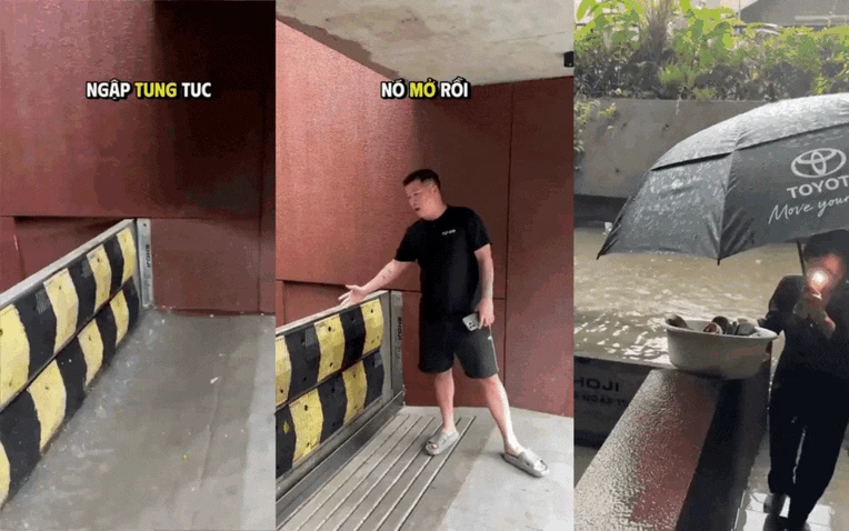 Viral nhất TikTok: Ngôi nhà bất khả xâm phạm giữa biển nước Hà Nội nhờ cửa chống ngập 200 triệu, chủ nhà là ông trùm chuỗi Nhậu Tự Do cực hot! - Hình 1