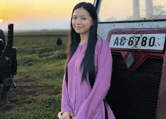 Lê Hạ Anh - Nữ diễn viên duy nhất trong Mưa đỏ lộ nhan sắc đời thường khác lạ? - Hình 1