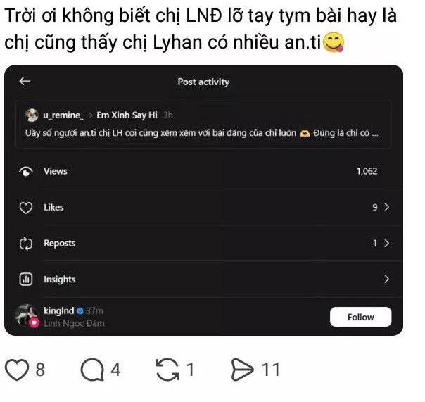 Linh Ngọc Đàm khui lại drama bánh kem trà xanh, netizen nghi liên quan 1 Em Xinh - Hình 4