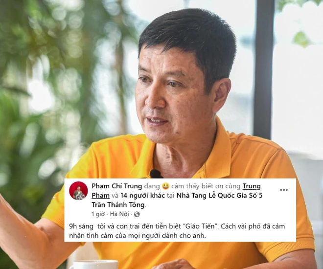Tâm thư NSƯT Chí Trung gửi Giáo Tiến, vứt bỏ cả xe máy vào lễ tang làm điều sốc! - Hình 1