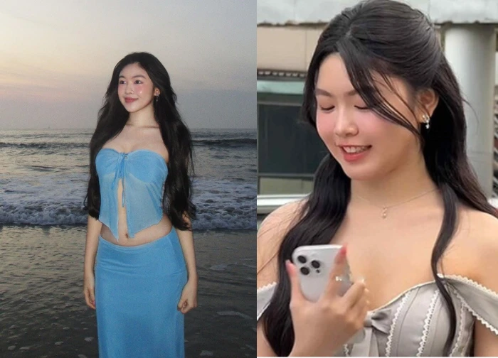 Ái nữ Quyền Linh lộ mặt thật tại sự kiện, CĐM sốc nhan sắc khác xa ảnh tự đăng - Hình 1