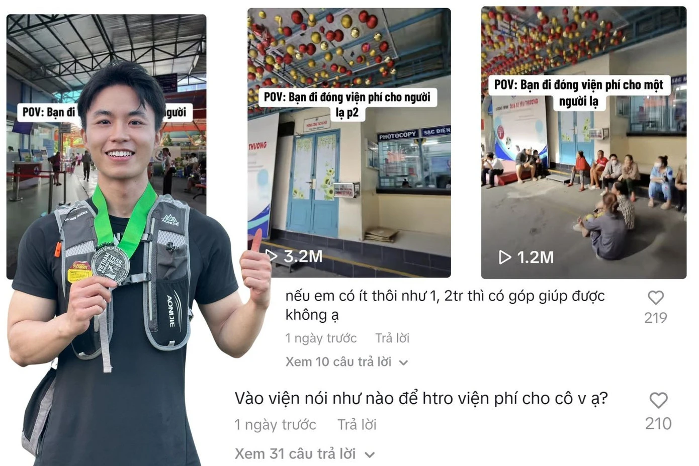 Lương Đỗ: Đệ tử ruột Hằng Du Mục gây sốt với trend đóng viện phí cho người lạ - Hình 3