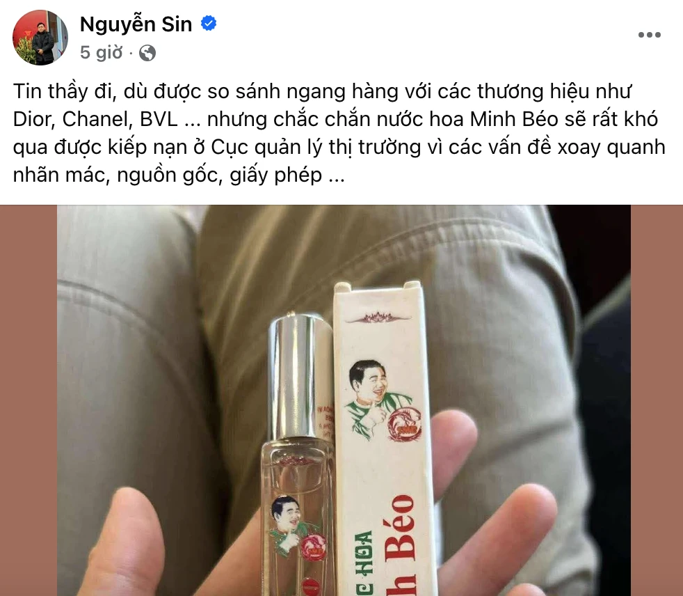 Dân mạng rủ nhau review nước hoa Minh Béo, Nguyễn Sin cảnh báo một điều - Hình 5