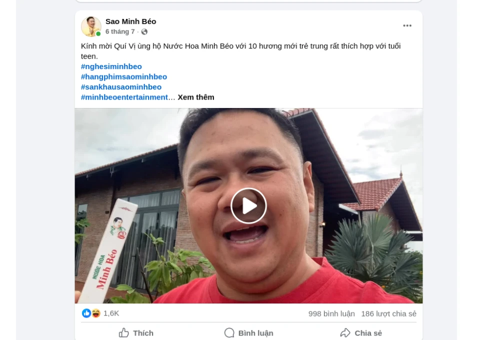 Dân mạng rủ nhau review nước hoa Minh Béo, Nguyễn Sin cảnh báo một điều - Hình 1