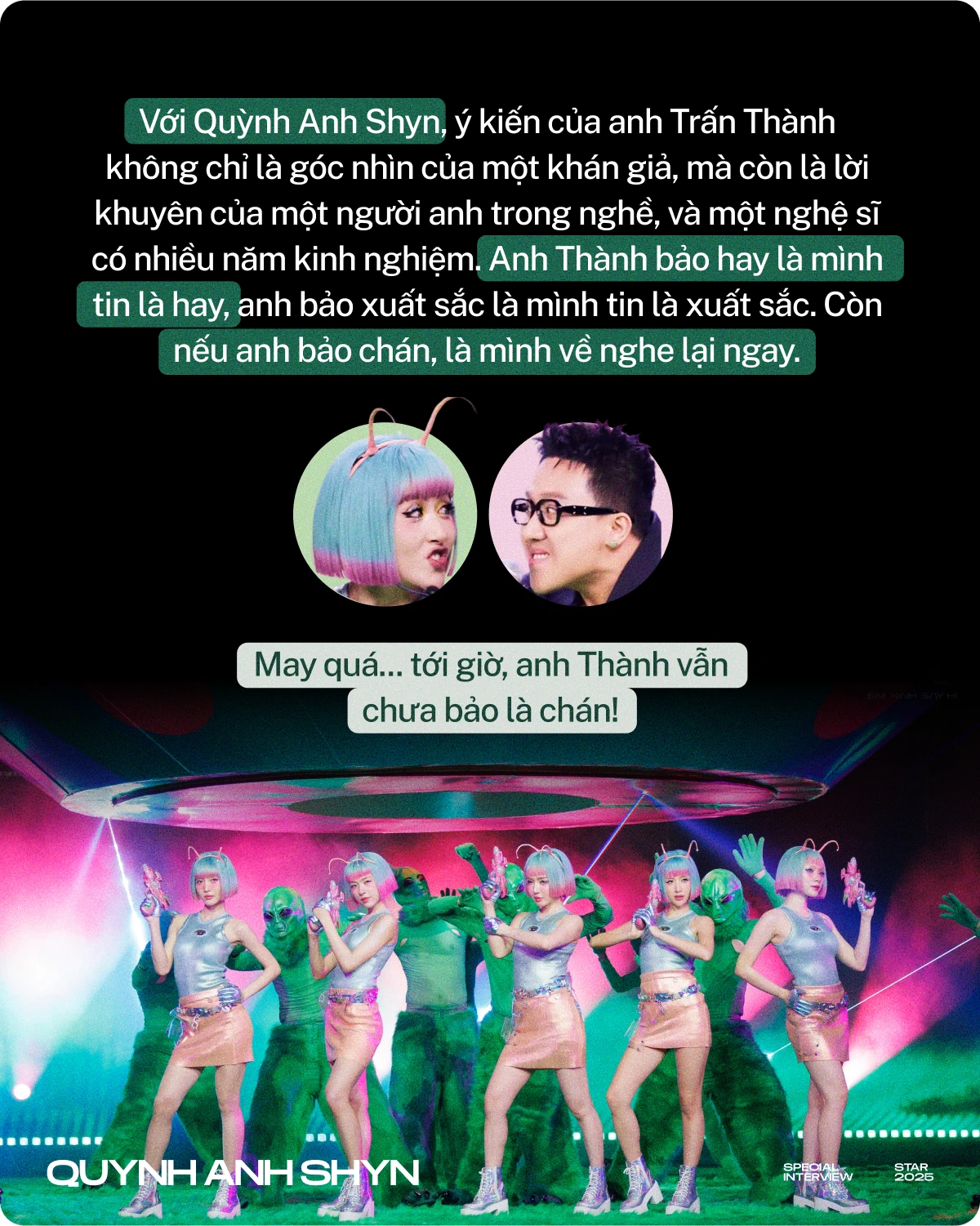 Em Xinh Quỳnh Anh Shyn: Tôi chỉ mong đừng bị chê hát chán, nhảy xấu và phá bài của đội là vui lắm rồi! - Hình 7