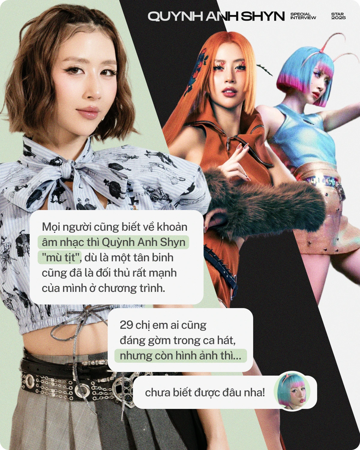 Em Xinh Quỳnh Anh Shyn: Tôi chỉ mong đừng bị chê hát chán, nhảy xấu và phá bài của đội là vui lắm rồi! - Hình 2