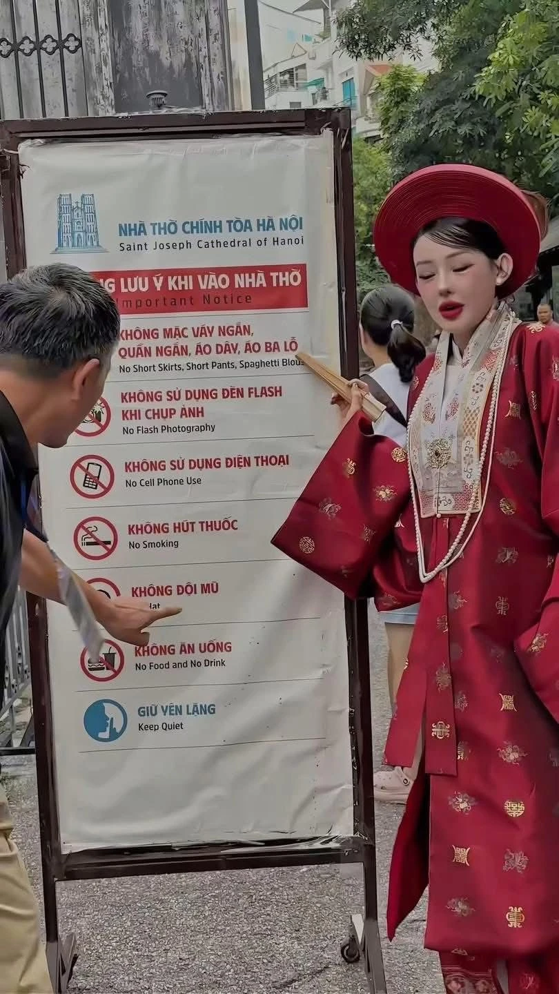 Ngân 98 bị dọa nạt ở Nhà thờ Lớn Hà Nội, công an vào cuộc xác minh, lộ lý do sốc - Hình 2