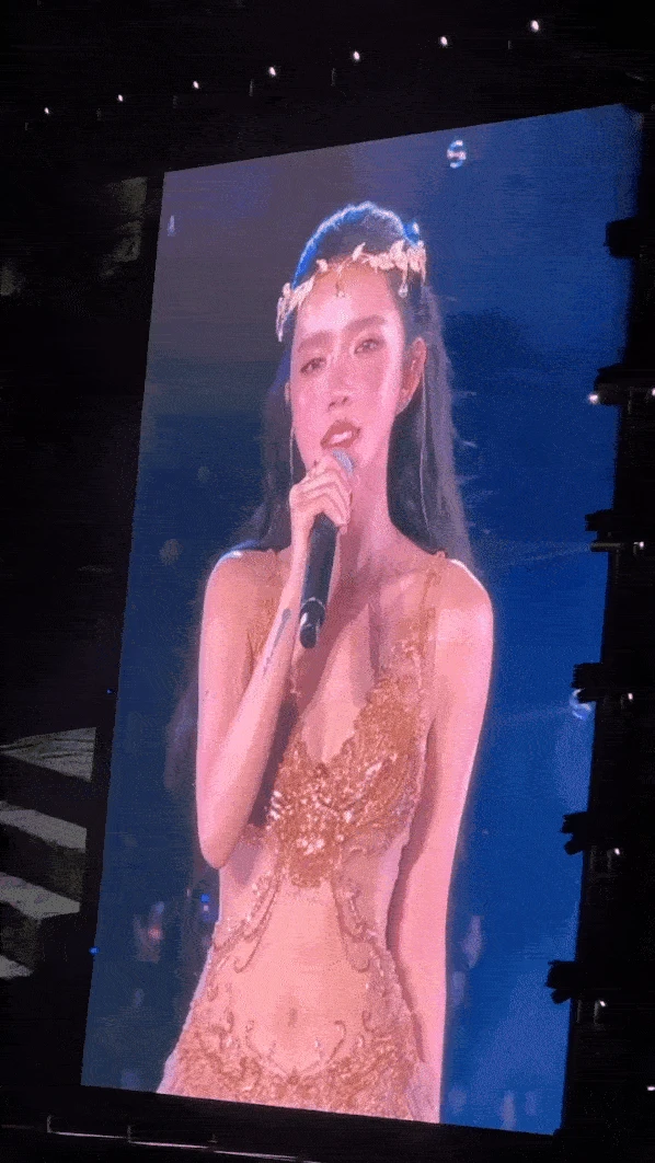 Sốc visual Em Xinh đẹp như nữ thần xé sử bước ra, nhưng chỉ xuất hiện chóng vánh tại concert - Hình 3