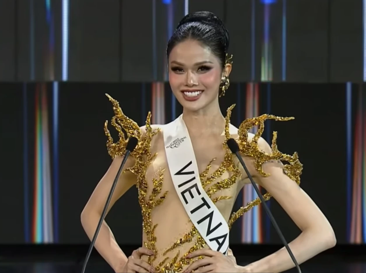 Bán kết MIQ: Mỹ được đặt cách vào top 12, Hà Tâm Như tự tin bắn tiếng Anh - Hình 3