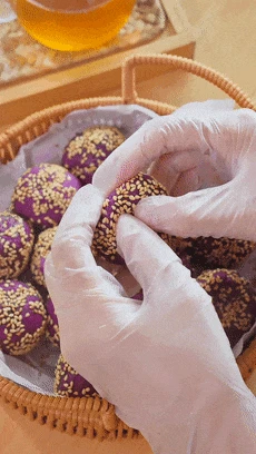 Món ăn vặt từ khoai lang tím đang gây sốt: Cách làm đơn giản, nguyên liệu rẻ bèo - Hình 2