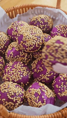 Món ăn vặt từ khoai lang tím đang gây sốt: Cách làm đơn giản, nguyên liệu rẻ bèo - Hình 17