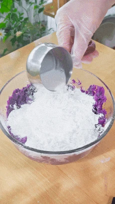 Món ăn vặt từ khoai lang tím đang gây sốt: Cách làm đơn giản, nguyên liệu rẻ bèo - Hình 8
