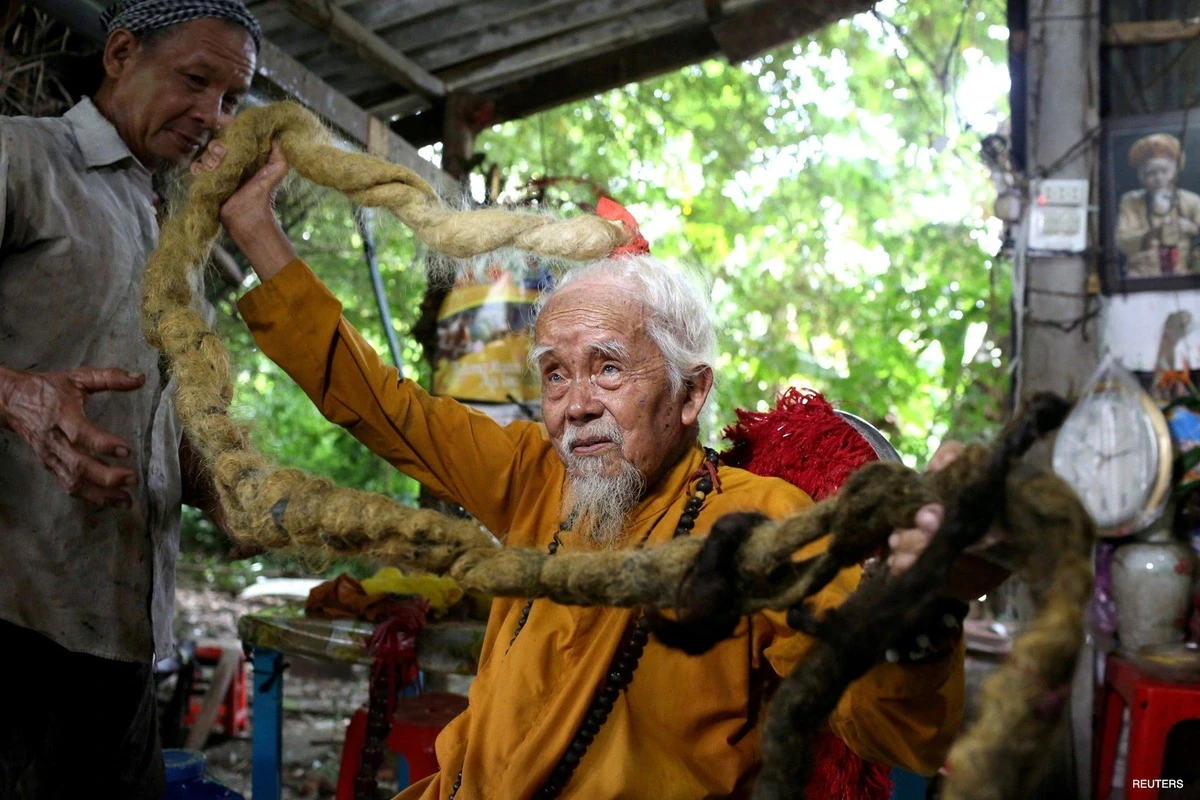 Ông tiên tóc dài Việt Nam lặng lẽ ra đi ở tuổi 98, mang theo mái tóc dài 5 mét - Hình 5