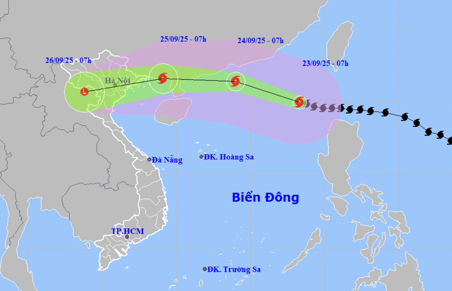 Từ ngày 24/9 siêu bão Ragasa có thể suy yếu dần? - Hình 1