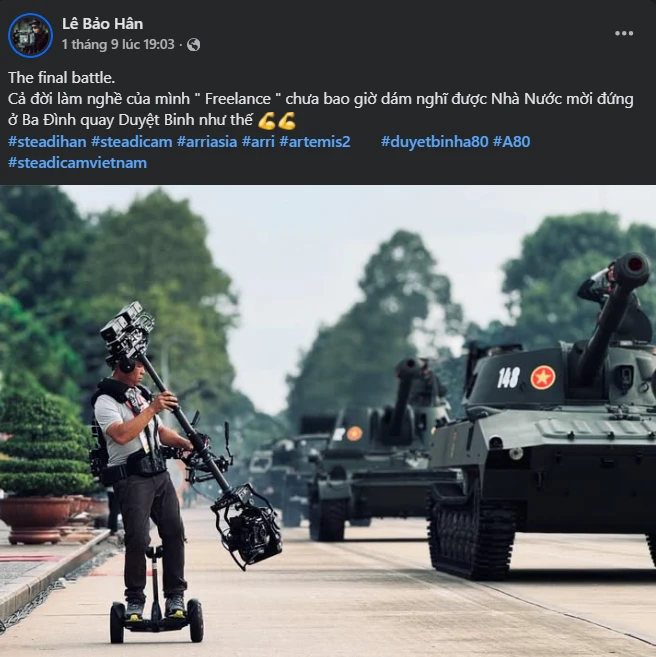 Camera VTV gây sốt diễu binh, lia cam đến đâu hào hùng đến đó, danh tính khủng! - Hình 3