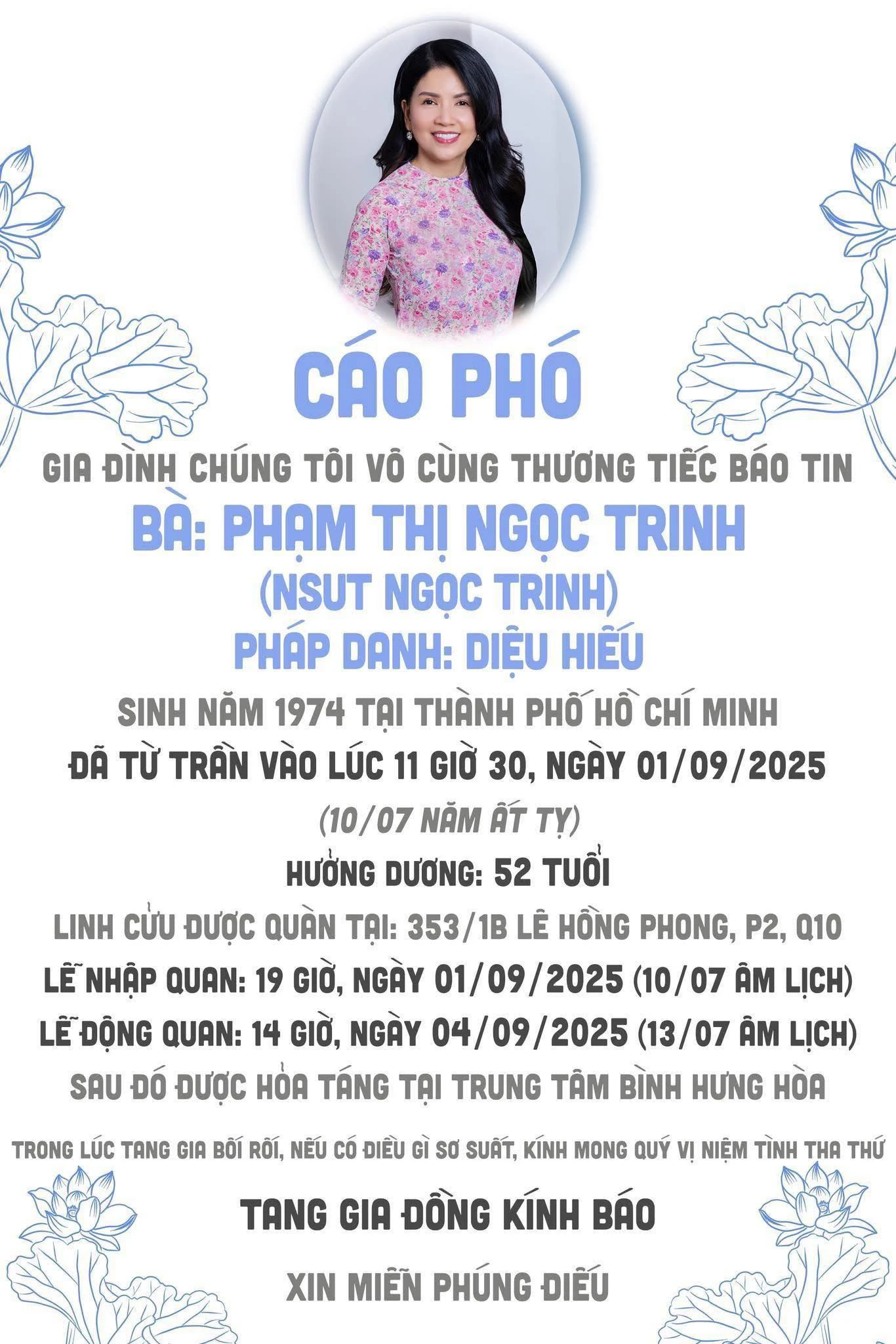 NSƯT Công Ninh khóc nức nở tại đám tang Ngọc Trinh, tiếc lộ 1 điều xót xa - Hình 5