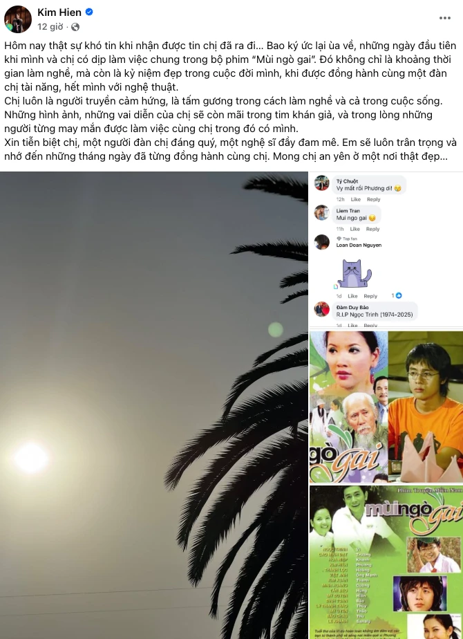 Ngọc Trinh qua đời, Trấn Thành chia buồn, bố ruột có hành động gây xót xa - Hình 1