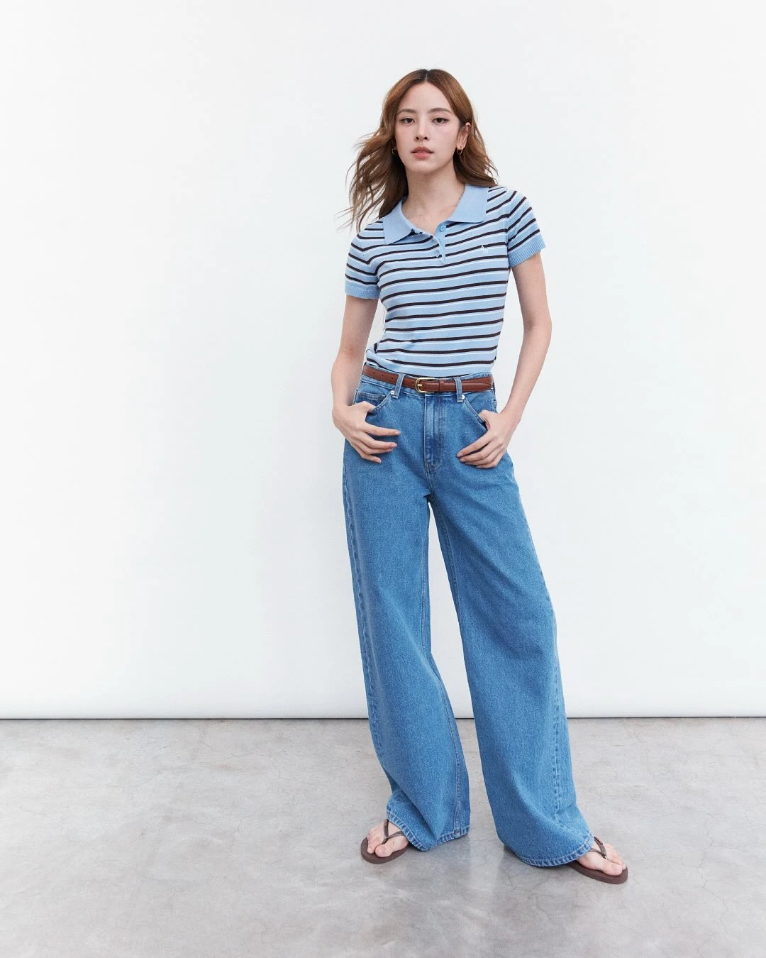 Xu hướng áo polo dệt kim khuấy đảo phong cách đường phố mùa này - Hình 2