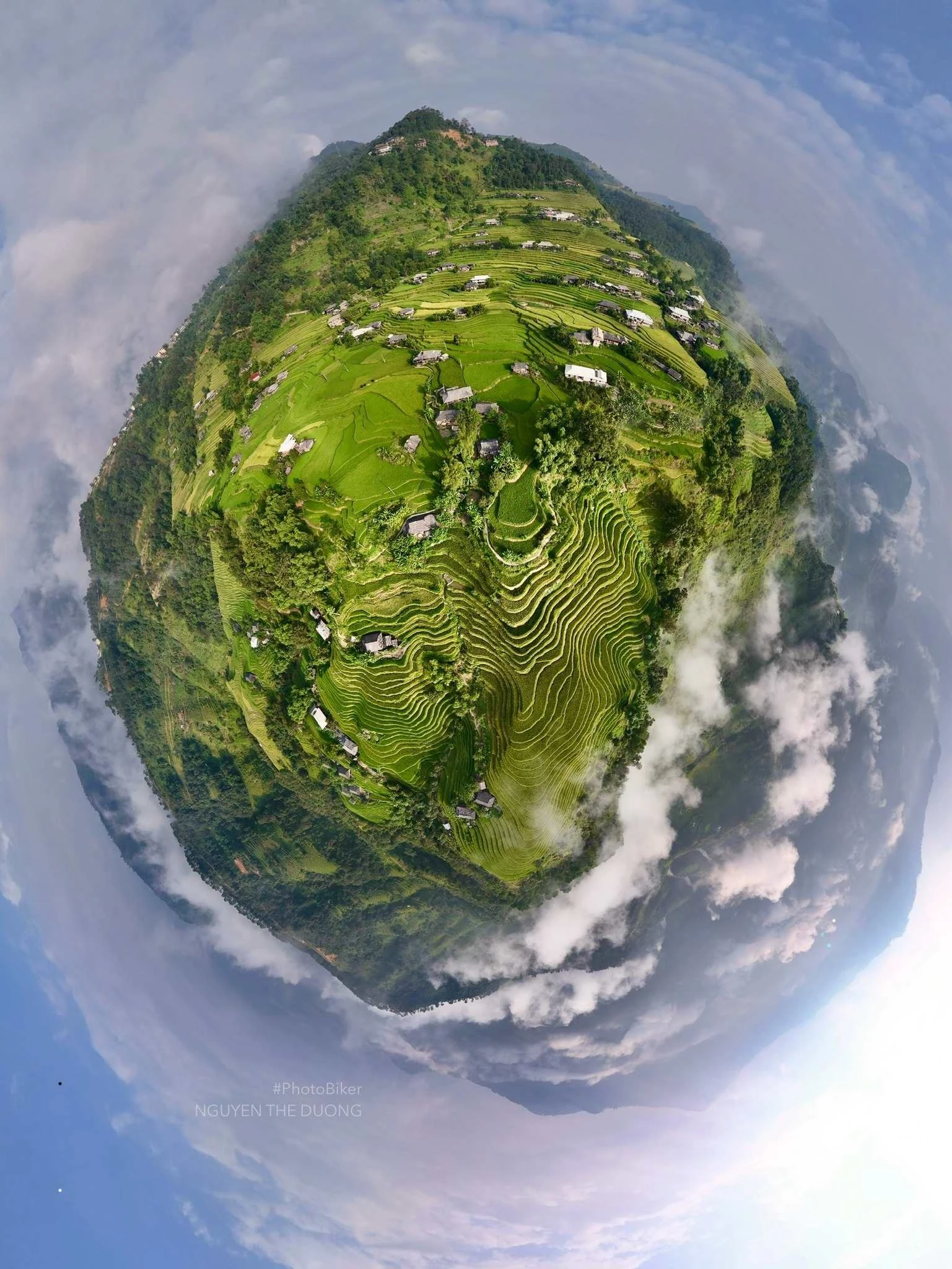 Mùa lúa chín ở Bản Phùng nhìn từ trên cao - Hình 4