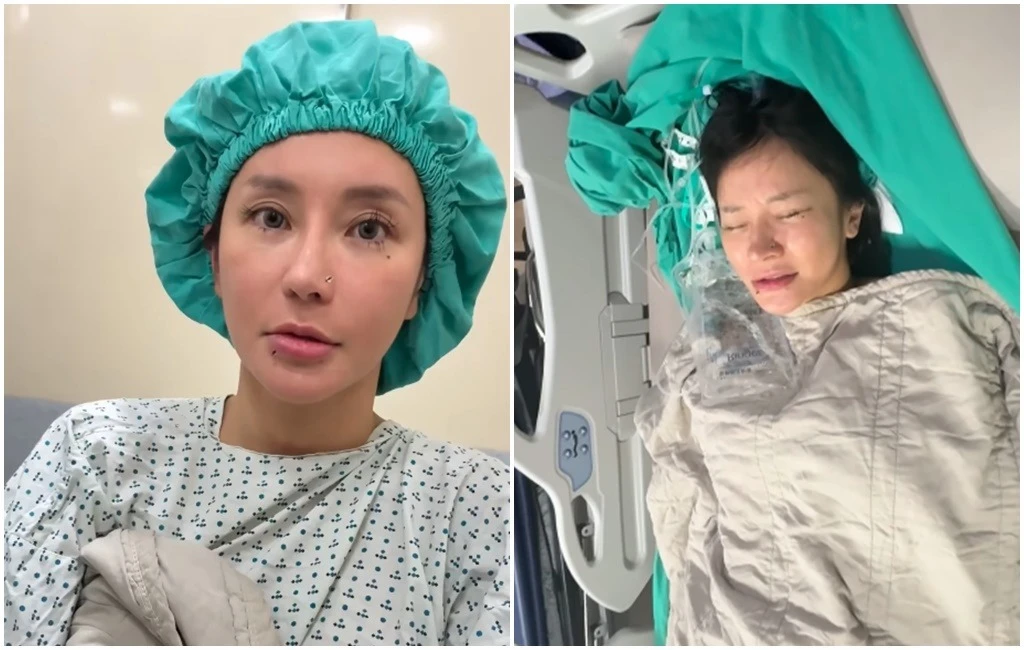 Lương V&acirc;n Phi sau ca phẫu thuật cắt bỏ tử cung