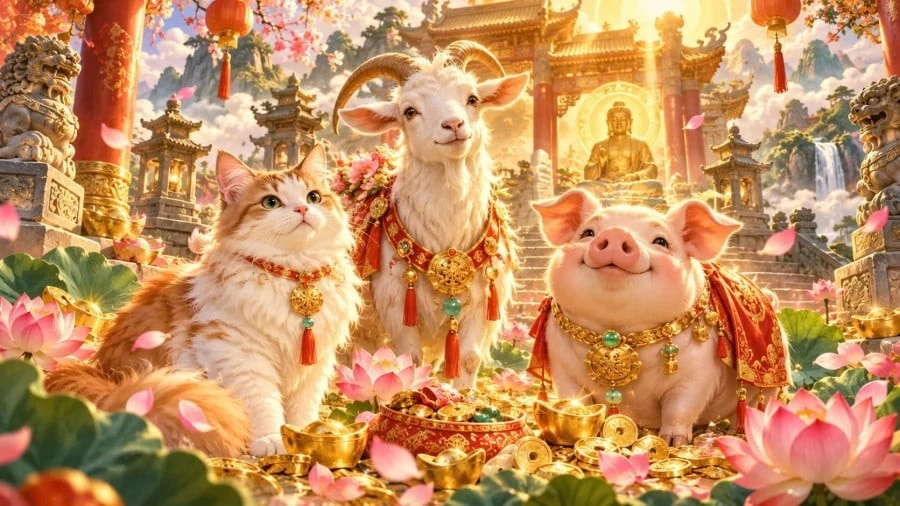 Hoa rơi cửa phật, 3 con giáp Tài - Lộc song hành, tích phúc tiền về - Hình 1
