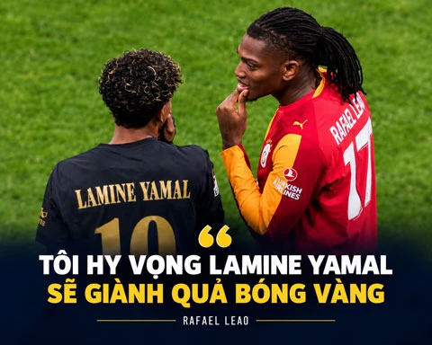 Rafael Leao muốn Lamine Yamal giành Quả Bóng Vàng - Hình 2