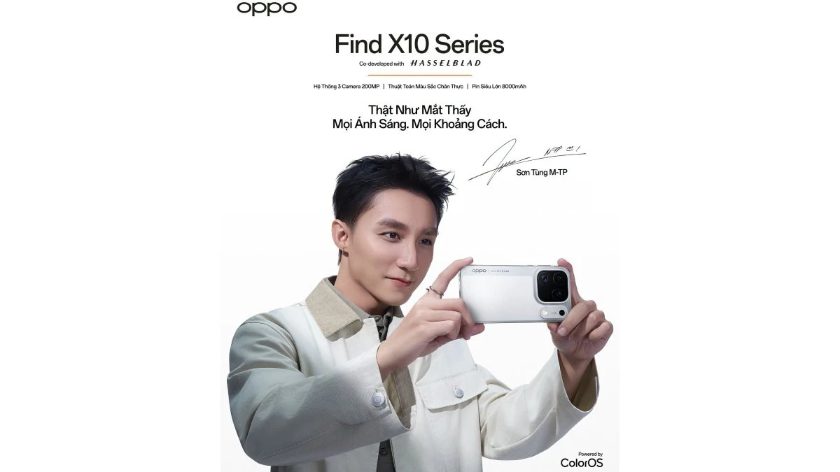 Dòng OPPO Find X10 Series chuẩn bị ra mắt tại Việt Nam cùng Đại sứ thương hiệu Sơn Tùng M-TP - Hình 1