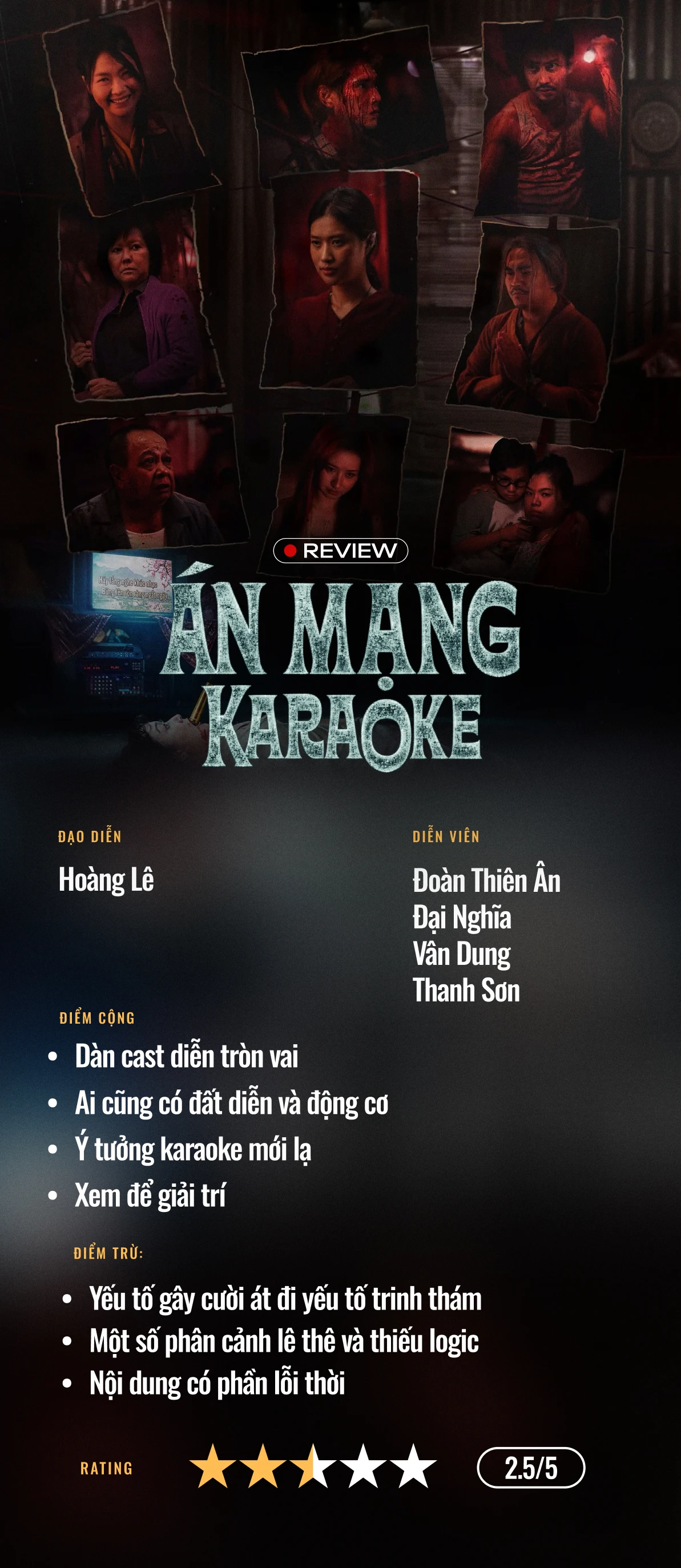 Án Mạng Karaoke: 3 phần bất ổn, 7 phần quá ồn nhưng vẫn khá khen cho dàn cast! - Hình 12