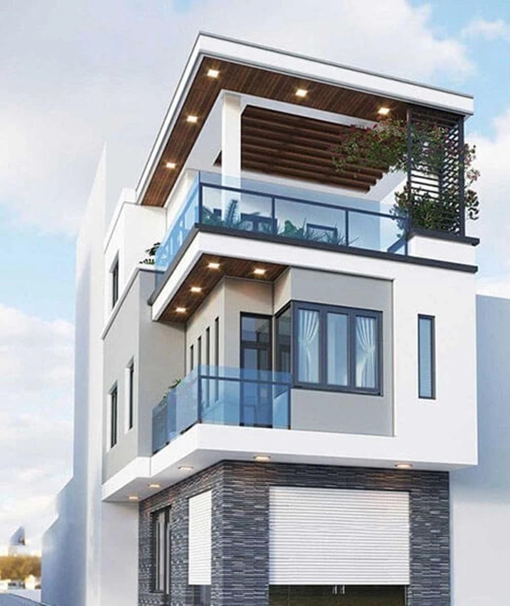 6 mẫu nhà phố 3 tầng hiện đại thịnh hành 2026 - Hình 6