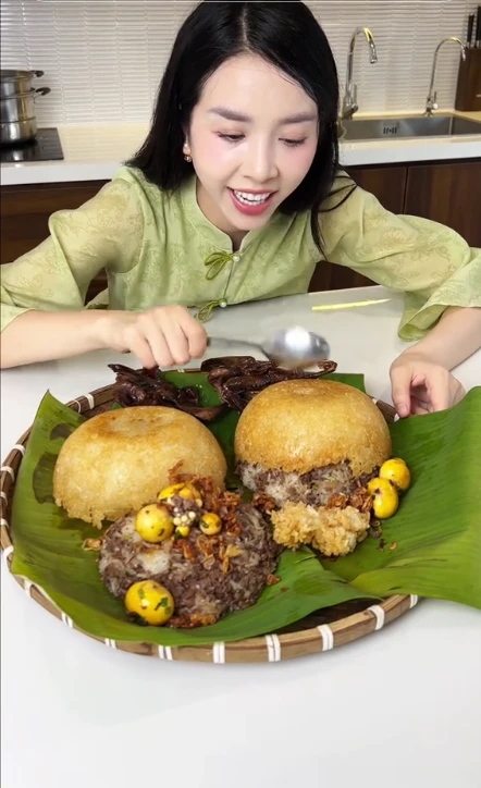 Mâm cơm nhà của người đẹp miền Tây lấy chồng Tiến sĩ, đám cưới đeo 13 cây vàng - Hình 7