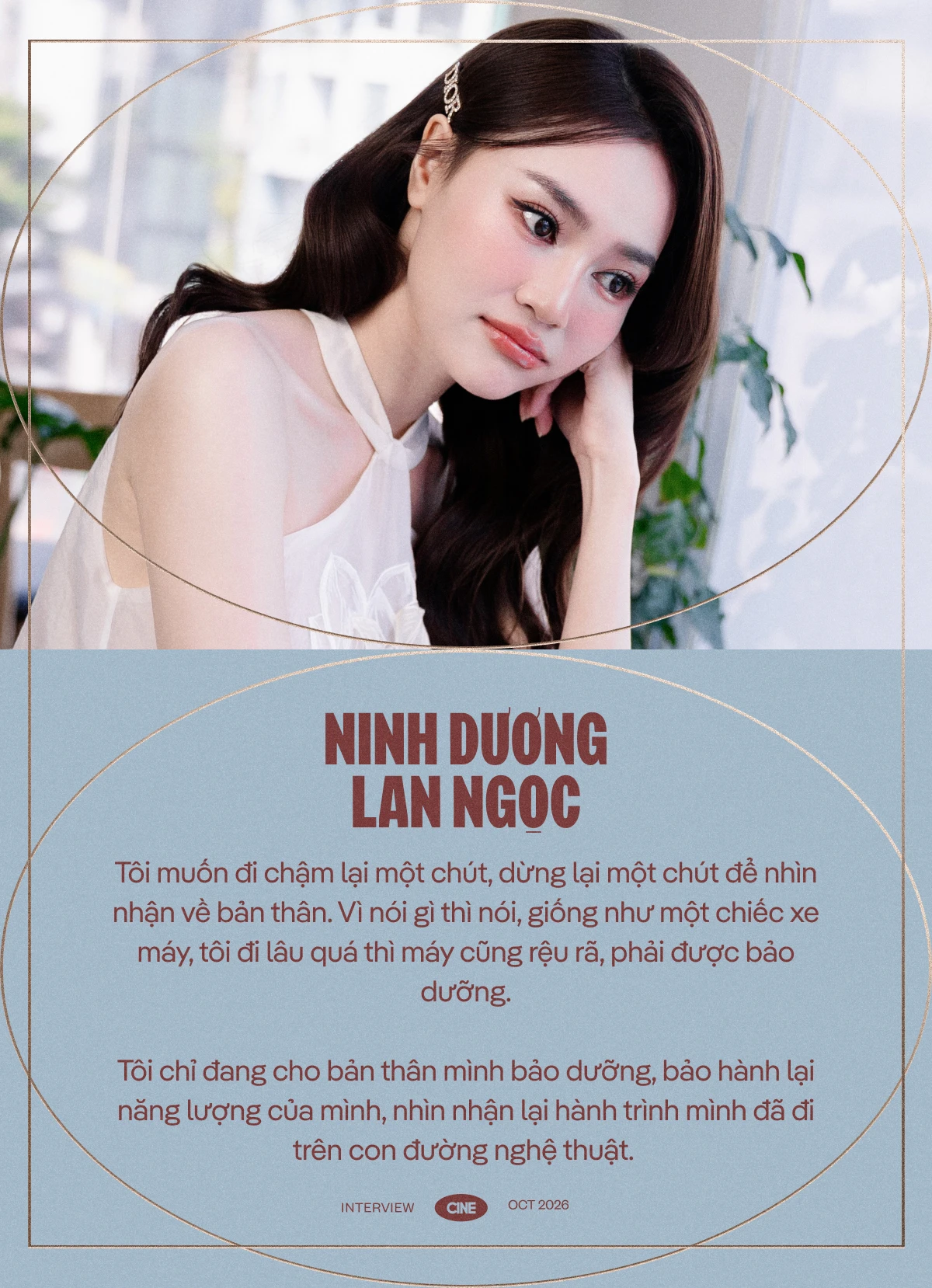 Ninh Dương Lan Ngọc: Không ai nhảy vào sổ hộ khẩu của tôi được hết, sao phải cần cảnh nóng để làm mới bản thân? - Hình 1