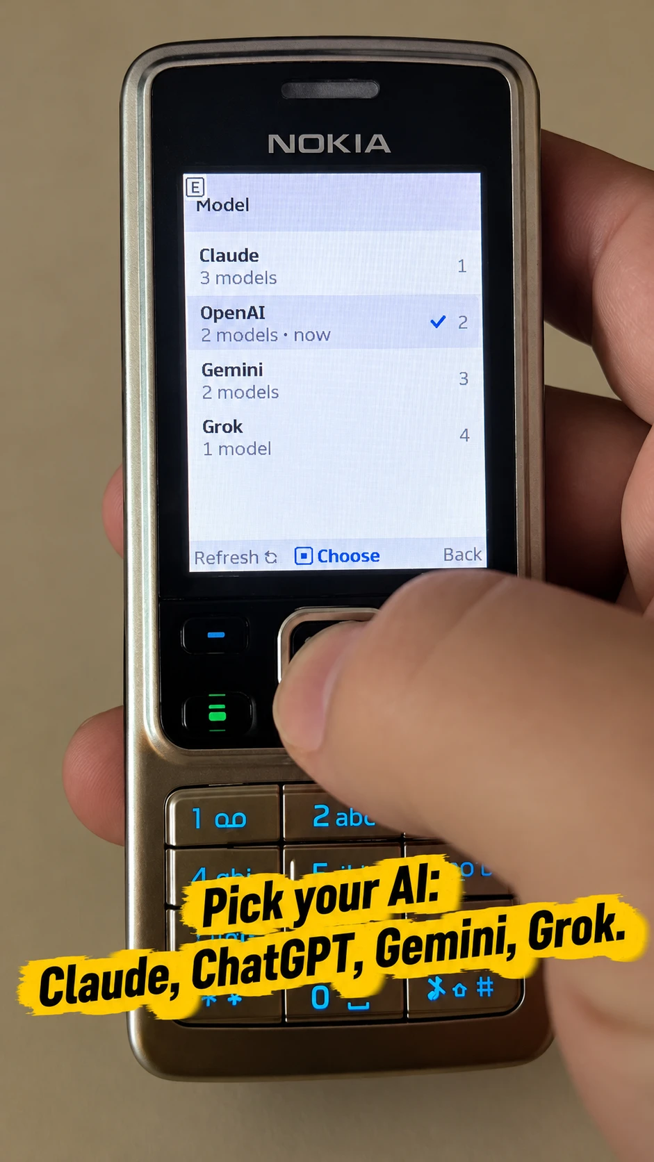 Nokia 6300 đời cũ bất ngờ chạy được ChatGPT - Hình 1