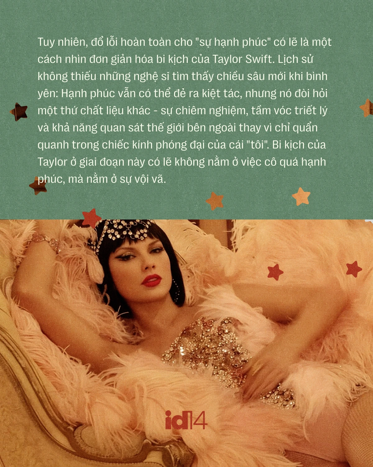 Bi kịch của sự viên mãn: Phải chăng hạnh phúc là kẻ thù mới của Taylor Swift? - Hình 15