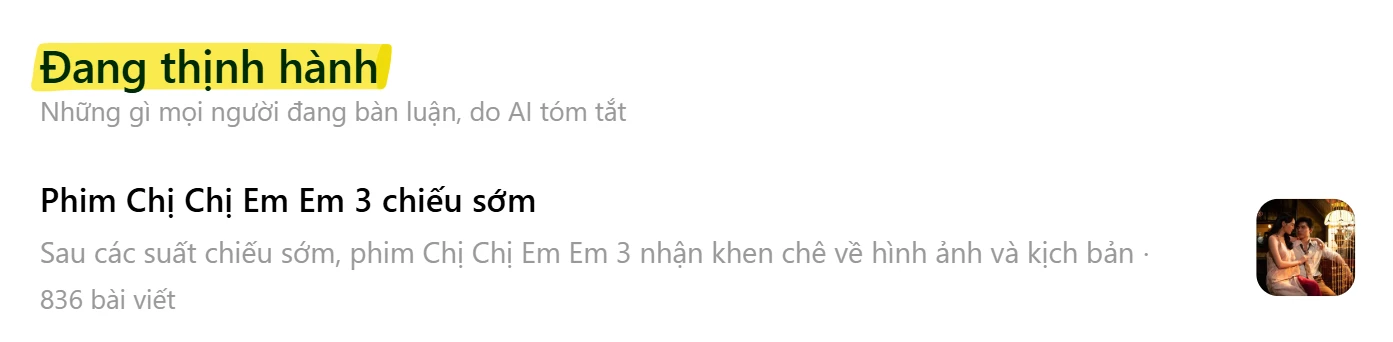 HOT nhất Threads lúc này: Netizen điên cuồng review Chị Chị Em Em 3, bão chê bai chiến rừng khen ngợi - Hình 1