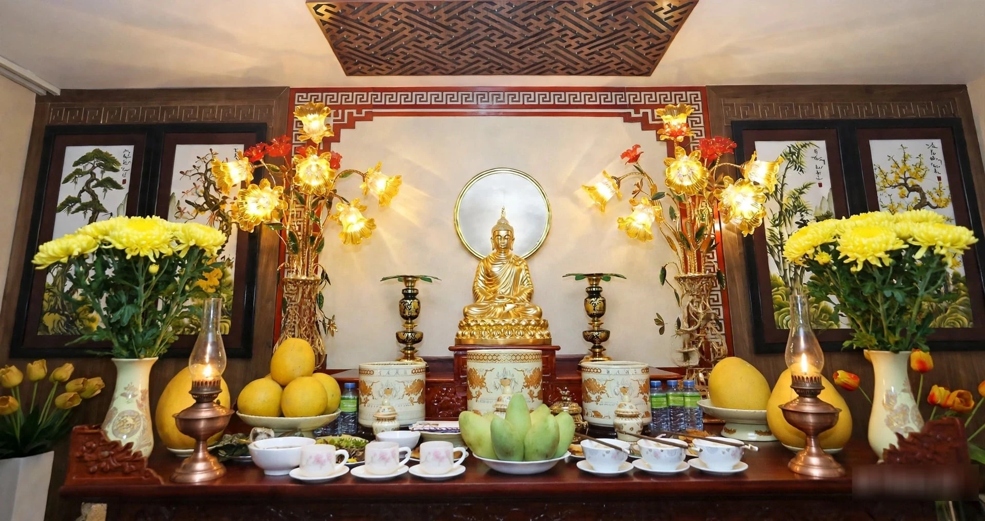 Vì sao người xưa đặt đèn dầu trên bàn thờ, còn thường xuyên phải thắp sáng? - Hình 3
