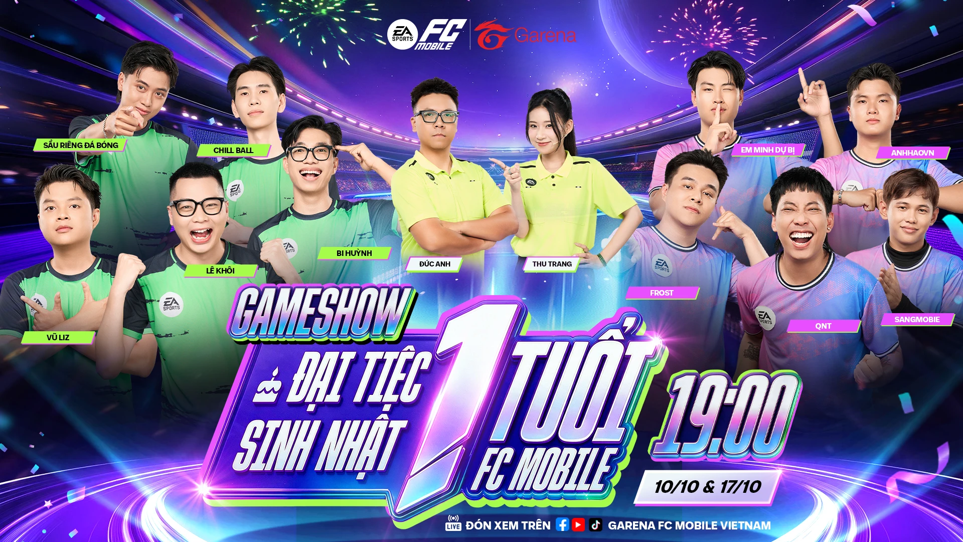 Gameshow sinh nhật 1 tuổi FC Mobile, quy tụ dàn creator khủng và bữa tiệc giải trí đặc biệt - Hình 2