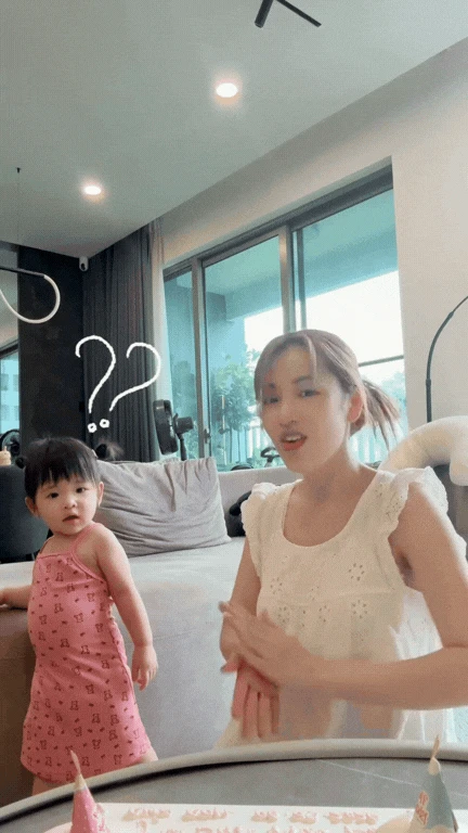 Con gái mừng sinh nhật Gin Tuấn Kiệt, dân tình xót cảnh Puka bị ra rìa - Hình 2