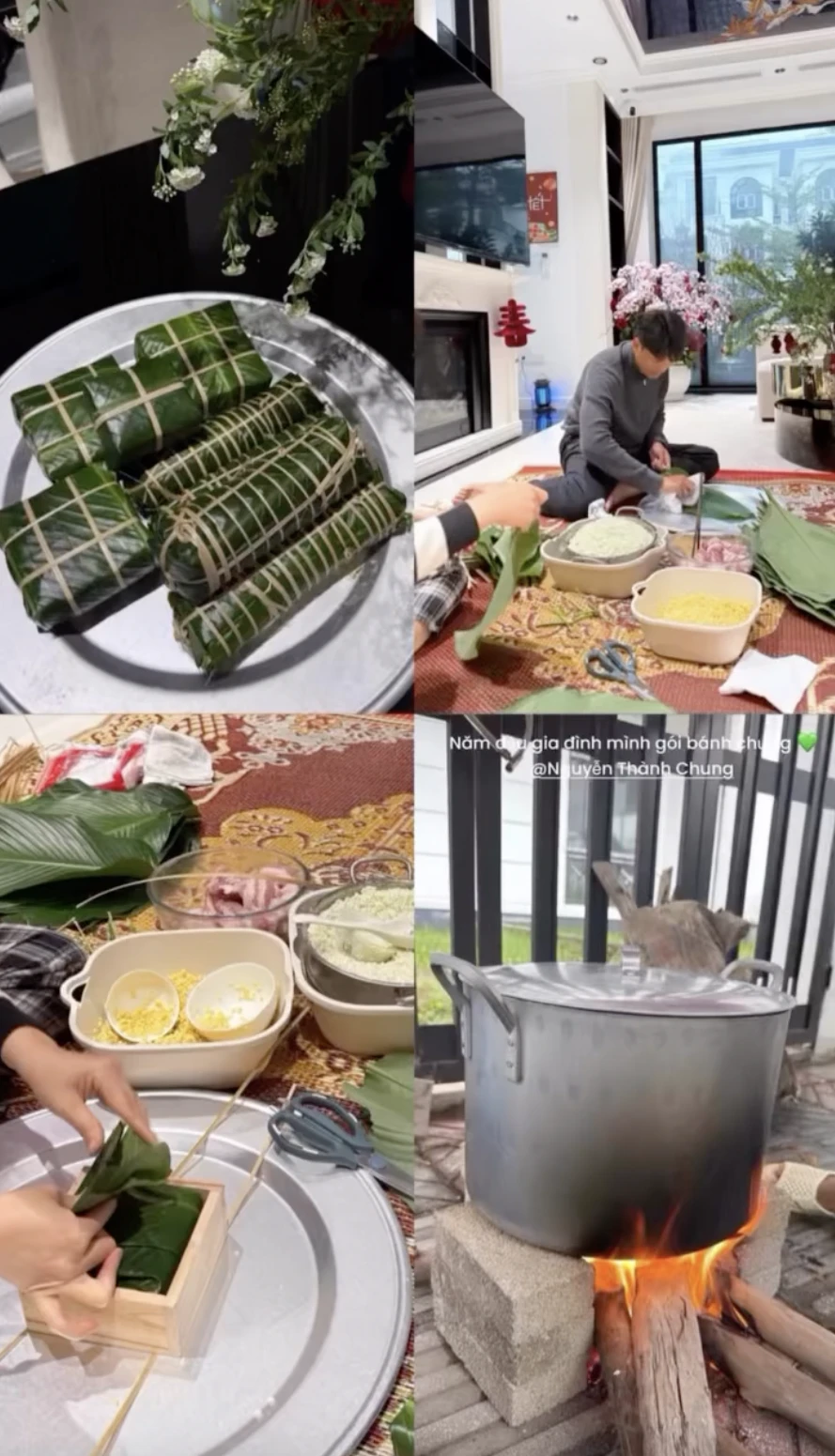 Biệt thự nhà Thành Chung và hotgirl Tuyên Quang lộng lẫy, rực rỡ không khí Tết, cuộc sống hôn nhân khiến netizen chỉ biết ước - Hình 3